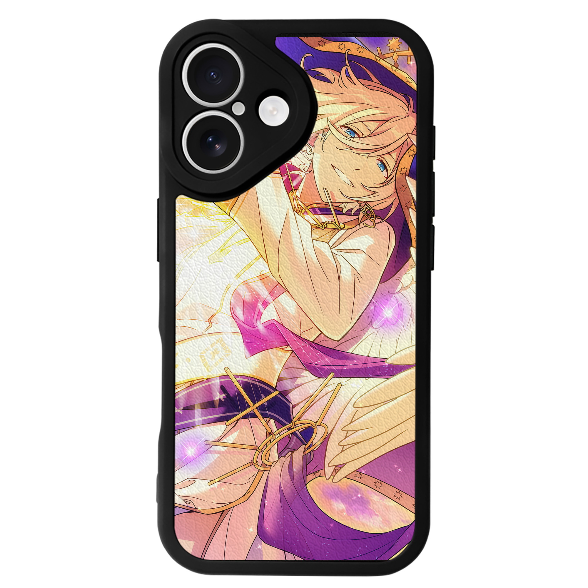 （画像用） あんさんぶるスターズ! Ensemble Stars 【iPhone 16シリーズ対応】シリコンスマホケース（レザー調） 材質：シリコン